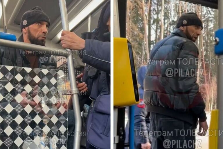 «Мы вас давно уже схавали!»: бородатый безбилетник устроил скандал в столичном автобусе из-за требования оплатить проезд