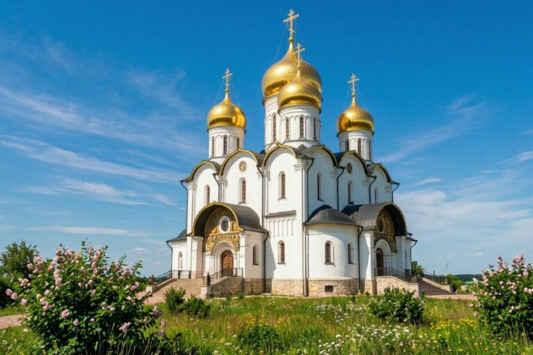 «Он протестует против церкви»: мигрант устроил публичный намаз у православного храма в Москве